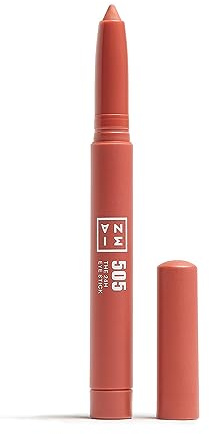 3INA MAKEUP - 24H Eye Stick 505 - Tile Red Eyeshadow Stick mit Schmierigem Gewebe - 24 Stunden Wasserfestes Eyeshadow mit Mattem Glanz & Metallischem Abschluss