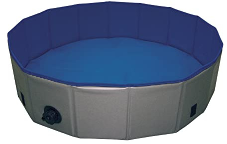 Nobby 62291 Hundepool Cover grau/blau; S: Ø 80 x 20 cm