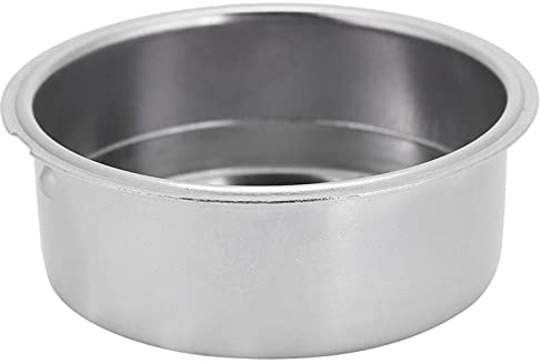 Filtre Deux Tasses Machine Café Filtre 51Mm,Filtre,Cafetière Double Couche,Filtre À Café en Acier Inoxydable Double Couche Panier Filtre Pressurisé Accessoires pour