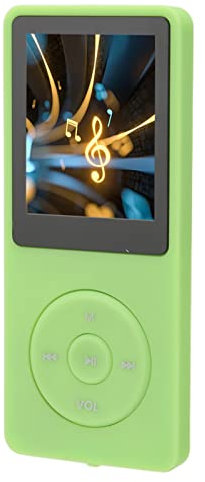 Lettore MP3, Schermo da 1,8 Pollici Memoria da 8 GB Lettore MP4 Espandibile da 64 GB, Riproduzione di 30 Ore Supporto Lettore Musicale MP3 Radio FM Registrazione Giochi Libro (Verde)