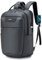 BAGZY Mochila Hombre Portatil para Ordenador Portatil 17.3 Pulgadas，Impermeable Mochila Hombre Grande Mochila Ordenador Portatil con Puerto USB Mochila de Trabajo para Negocio Trabajo Viaje,Gris