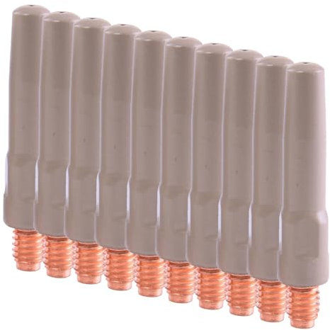 Schweißdüsensatz, Schweißdüsensatz - 10 Stück Schweißbrenner-Düsen-Ersatzteile,Antihaftbeschichtetes Schweißbrennerzubehör zum Schutz vor Schlacke
