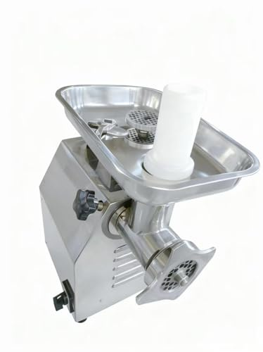 Davlex Commercial Electric Meat Grinder Size 12 Butchers Mincer, Heavy Duty 120 Kilos per Hour Professional Machine