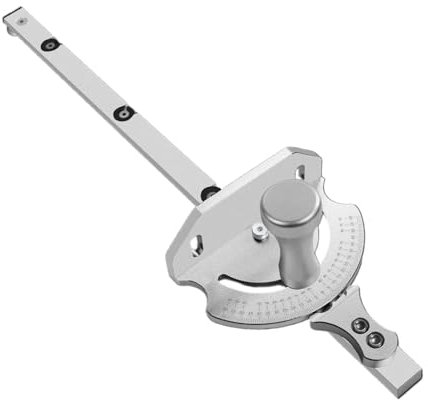 Gehrungsanschlag für Tischkreissäge | Präzisions-Gehrungsanschlag für Tischkreissägen aus Aluminiumlegierung, Teleskop-Ausrichtungslehre für Tischkreissägen, ergonomisches Gehrungsanschlag-Anschlags