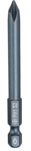 sourcing map #1 – Embout de tournevis cruciforme PH1 avec tige hexagonale de 75 mm de long, tige de 0,6 cm, forets à tête cruciforme magnétique en acier S2 pour outils électriques, bleu
