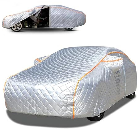 Hagelschutzplane Auto für Audi A3 Sportback,Auto Abdeckung Winter Outdoor Vollgarage Autoplanen Schneefest,Regenfest,Alterungsbeständig DY09