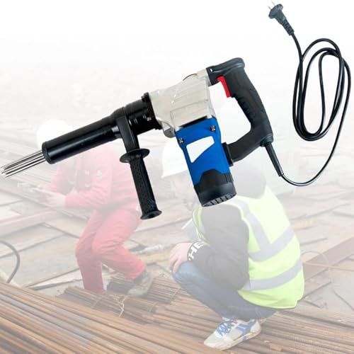 YMXEURSC Industrial Grade Needle Scaler,1400W High-Power Pistol Grip Needle Scaler,Electric Needle Scaler for Removal of Rust
