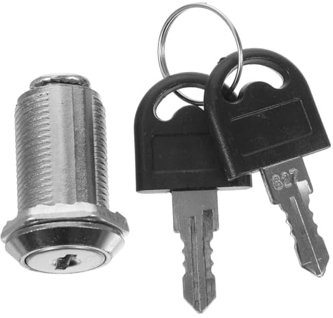 Operitacx 10 piezas Cerraduras de Buzón y Armario de Aleación de Zinc Cerradura de Cajón y Gabinete para Hogar Oficina Escolar Duraderas y