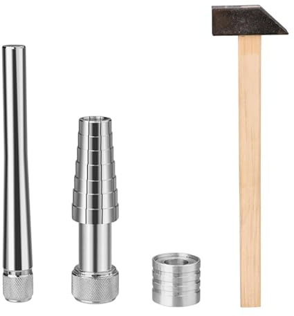 Baoblaze Kit di Strumenti per allargare Anelli, regolatore di Dimensioni, allargare Anelli, Strumento per la misurazione delle Fasce, mandrino per