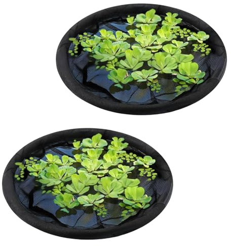 Qaonsciug Copertura per piante da laghetto ventilata stabile e galleggiante, migliora la circolazione dell'acqua, resiste agli strappi, facile da installare, resistente agli strappi