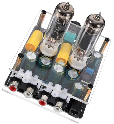 Lurrose Preamplificatore a Valvole 6k4/6a2 per Home Theater Scheda Preamplificatore Audio a Vuoto Dc12-16v per Giradischi Hifi Fai da Te Elevata Chiarezza Sonora
