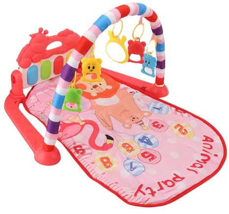 Generic Alfombra de Juego de Música para Bebés, Gimnasio Educativo Interactivo para Bebés, Juguete Sensorial de Material Suave para ABS, Alfombra de Juego de Piano con Música para Recién Nacidos