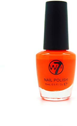 w7 Nagellack 13 flourescent orange, 15 ml, 1er Pack (1 x 0.015 l)