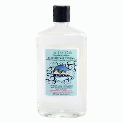 La-Tee-Da Effusion and Fragrance Lamp Oil Refills - 32 oz - BEACHFRONT CABANA …