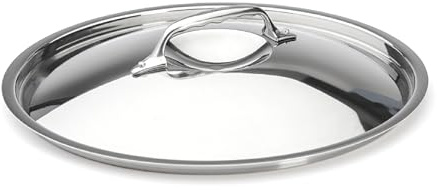 De Buyer - Gewölbter Deckel aus Edelstahl AFFINITY - Durchmesser 28 cm - 3709.28, Silber