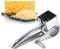 Râpe à Fromage Rotative en Acier Inoxydable, Moulin à Râpe Fromage à Main Professionnel, Petit Ménager Moulin Râpe avec Lame de Tambour Multifonctionnelle, Déchiqueteuse Rotatif de Tranche de Cuisine