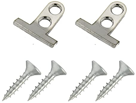 2 x fissaggio frontale lavastoviglie adatto per BSH Bosch, Siemens, Neff, supporto in acciaio inox per porta lavastoviglie