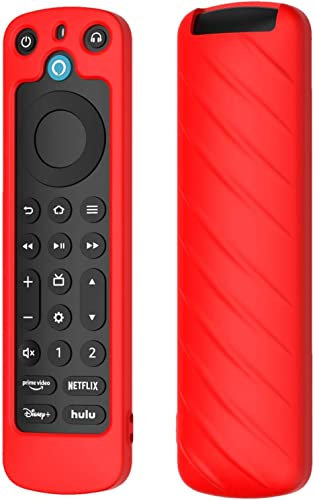 Custodia per telecomando in silicone morbido compatibile per telecomando vocale Alexa Pro, custodia protettiva antiurto facile da tenere antiscivolo per dispositivi telecomando Alexa 2022