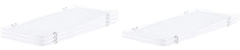 PROREGAL SuperSparSet 5x Scharnierdeckel für transparente Eurobehälter BasicLine & LightLine | BxT 40x60cm | Eurobox, Transportbox, Transportbehälter, Stapelbehälter