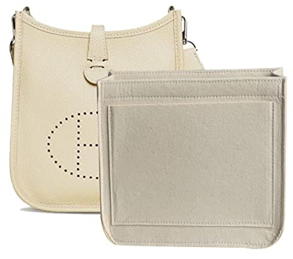 Lckaey Filz-Organizer für Hermes Evelyne III TPM PM GM Tascheneinsatz Mini 16 29 33 Tasche Geldbörse Organizer Y003 Khaki-S