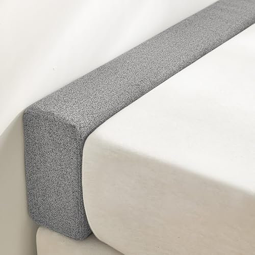 Yokqexz Cuña For Colchón, Relleno De Almohada For El Espacio Entre La Pared Y La Cabecera, De 147 Cm De Grosor, Resistente, con Acolchado Antideslizante Y Diseño Antipolvo(Dark Gray,59 * 2 * 8inch)