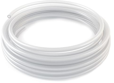 PTFE schlauch 2,5mm ID × 4mm OD,5 Meter 3D Drucker PTFE Teflon Tube,für Bambu Lab X1/X1C/A1/A1mini/P1P/P1S/A1/A1 Mini, für Creality Ender3 V3/ K1/K1 Max,für Direktantrieb Extruder (5 Meter PTFE)
