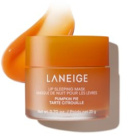 LANEIGE Lip Sleeping Mask, Pumpkin Pie: Nourishing Overnight Lip Treatment with Vitamin C, Shea & Murumuru Butter for Hydrating Dry, Flaky Lips
