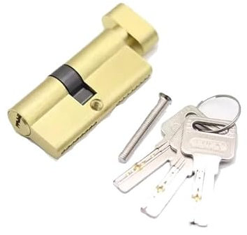 SchließZylinder Türschlosszylinder mit 3 Schlüsseln, Höhe 32 mm, Länge 90 mm, 95 mm, 100 mm, for Türen aus Aluminiumlegierung, Diebstahlsicherung, Exzenterschließzylinder Zylinderschloss(30x65T)