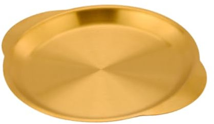 Baoblaze Bandeja para Snacks Y Frutas en Cocina, Oro, Individual