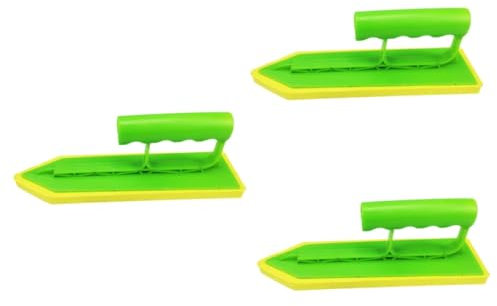 DIYEAH 3 Pezzi Frattone Galleggiante Gomma per Fughe Strumento Manuale Ergonomico per Finitura e Lisciatura Piastrelle Utensile Pratico Lavori Installazione Ceramica