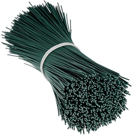 Didiseaon 1000piezas Alambre De Atar para Jardín Bridas De Sujeción Reutilizables Bridas Flexibles De Galvanizado para Atar Plantas y Pan Adecuado Jardinería Hogar