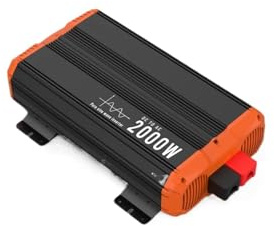 Inverter Onda Pura Inverter Trasformatore Inverter A Onda Sinusoidale Pura Da 4000 W Auto Da 12 V A 220 V Con Display LCD E Telecomando Casa Campeggio E Camper(2000W-12V)