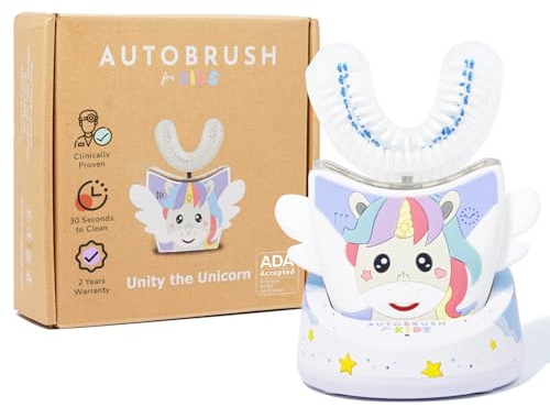 autobrush Kids U-Shaped Electric Toothbrush, ADA Accepted, Ages 3-5