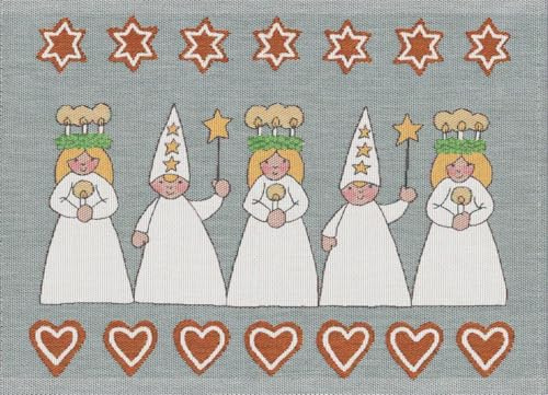 Ekelund Tischsets (2X Set) Luciamorgon 599 35x48 cm Baumwolle