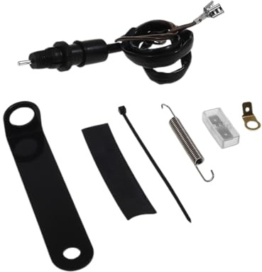 2EXTREME Bremslichtschalter Umrüstkit kompatibel mit SIMSON S50, S51, S70 | Schwarzes Kit aus Kunststoff/Metall, einschraubbar; kompatibel mit Simson S 51/1C1 50 2T AC 89-90, inkl. Montagematerial