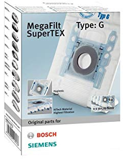 Bosch BBZ41FG Sacchetti per aspirapolvere, Bianco