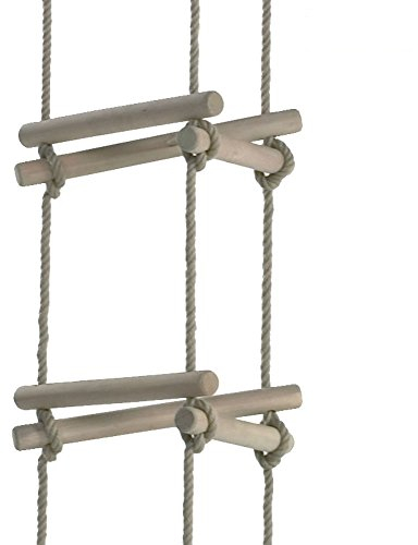 WICKEY Strickleiter 3 Seiten XXL 5 Stufen Kletterleiter