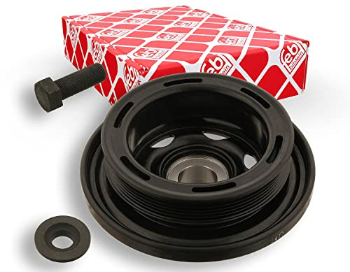 febi bilstein 33600 Riemenscheibe (entkoppelt) für Kurbelwelle, mit Schraube und Scheibe, 1 Stück | Kompatibel mit: MERCEDES-BENZ C-CLASS, C-CLASS, C-CLASS, C-CLASS Coupe, C-CLASS T-Model, C-CLASS T-Model, C-CLASS T-Model