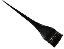 Hair Tools Tint Brush – Mixing Applicator Hair Dye Brush with Tapered End for Sectioning – Ideal for Hair Tint, Bleach, Toner, Highlights and Conditioner (Black)