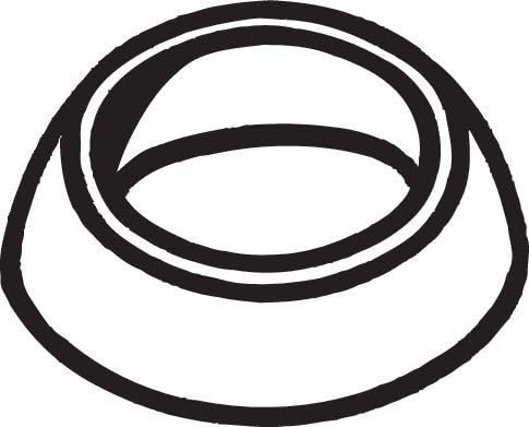 BOSAL 256-260 Auspuffdichtung Kompatibel mit TOYOTA AURIS NRE15, ZZE15, ADE15, ZRE15, NDE15 1745102030 174510D110 1745100D111