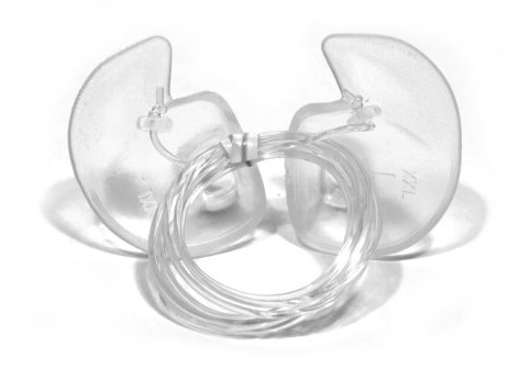 Doc's Pro Plugs DFFL4 Small Vented Pro Ear Plugs with Leash, Clear