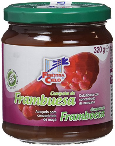 La Finestra Sul Cielo Compota de Frambuesa - Paquete de 4 x 320 gr - Total: 1280 gr