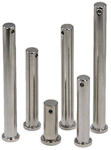 Steckbolzen 4x14 mm - (15 Stück) - Sicherungsbolzen/Splintbolzen/Bolzen - aus Edelstahl A4