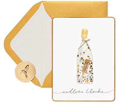 Papyrus Mother's Day, Thank You Card (Message in a Bottle)
