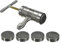COOK CONCEPT KU6543 - Macchina per pasta manuale, X5 utensili da cucina, accessorio per tagliere, coltello da affilacoltelli in acciaio INOX