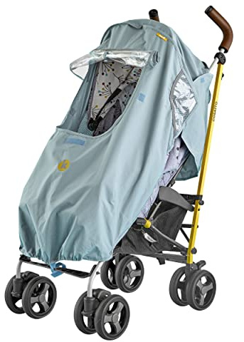 Koo-Di Splish Splosh Universal Stroller Rain Cover, Single Pushchairs