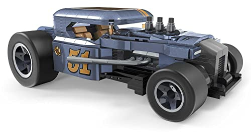 MEGA Hot Wheels Mod Rod Bauset mit 641 Teilen, authentischen Details, Funktionen und Überraschungen, Sammler-Geschenkset für Erwachsene