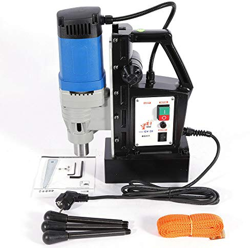 LENJKYYO 1680W Magnetbohrmaschine Kernbohrmaschine Magnetbohreinheit Bohrmaschine 3-28mm mit Bohren von Stahlkernen und Nadelführung Magnetbohrer für Stahlplatten Magnetbohreinheit