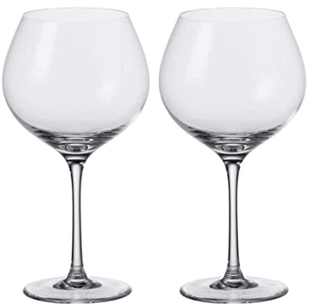 Erik Xian Bicchieri da Vino Moderni ed Eleganti 630ML / 21.3OZ Bicchiere da Vino in Cristallo soffiato a Mano Bianco o Vino Rosso di Grande capacità per Matrimoni