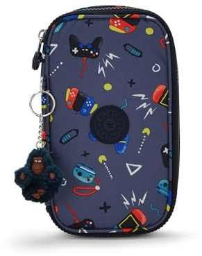 Kipling 50 Pens Étui à Crayons de Taille Moyenne, Pochettes, étuis, Gaming Grey